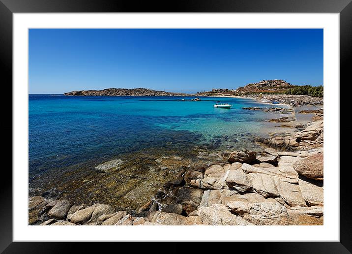 Mykonos, Greece Framed Mounted Print by Constantinos Iliopoulos