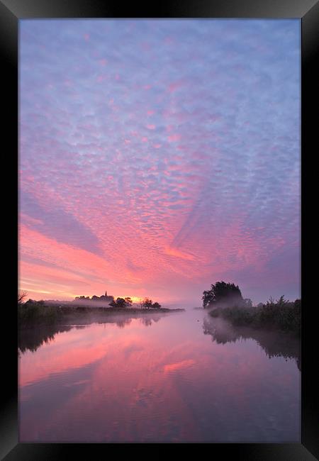 Spectacular Sunrise Framed Print by Maxim van Asseldonk