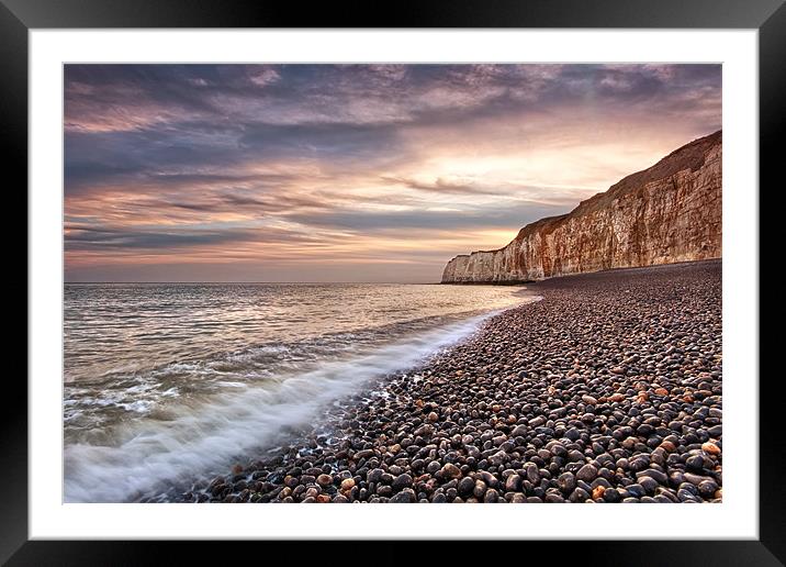 Sussex Coast Framed Mounted Print by sam moore