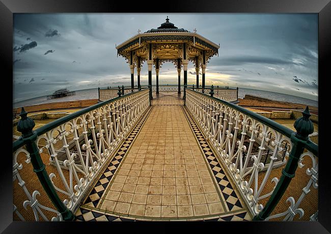 The Brighton Bandstand Framed Print by sam moore