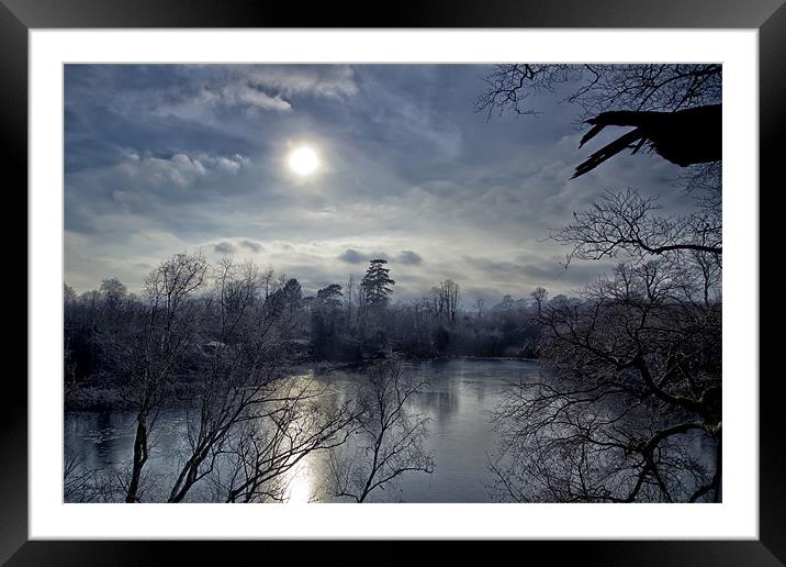Sussex Lake Framed Mounted Print by sam moore