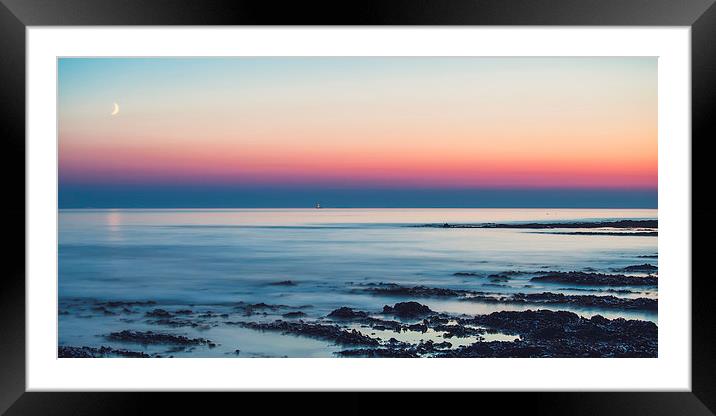 Tranquility on the South Coast Framed Mounted Print by sam moore