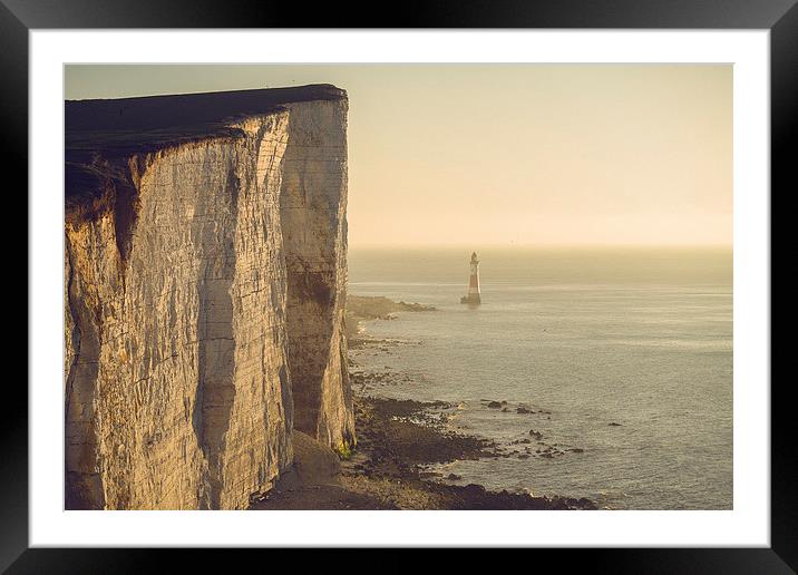  Beachy Head Lighthouse Framed Mounted Print by sam moore
