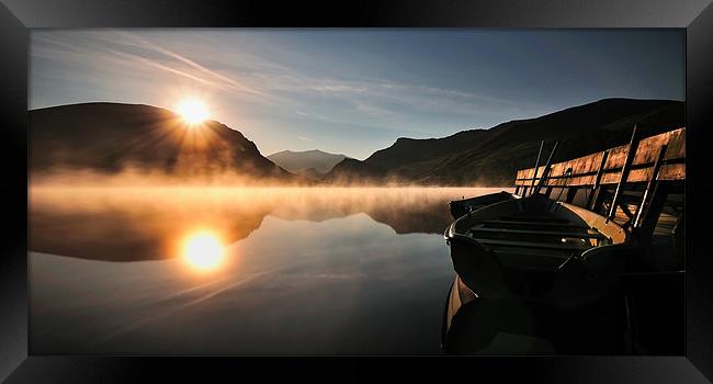 Llyn Nantlle Uchaf Framed Print by Kevin OBrian