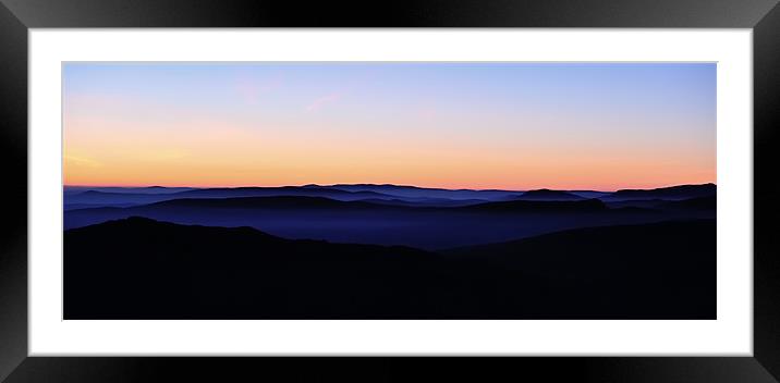 Dawn Framed Mounted Print by Kevin OBrian