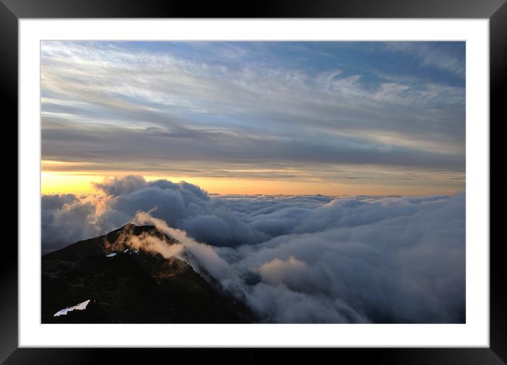 Dawn - Snowdonia National Park Framed Mounted Print by Kevin OBrian