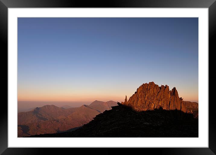 Castell y Gwynt - Snowdonia Framed Mounted Print by Kevin OBrian