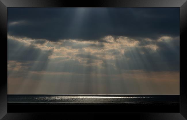 Crepuscular rays Framed Print by Kevin OBrian