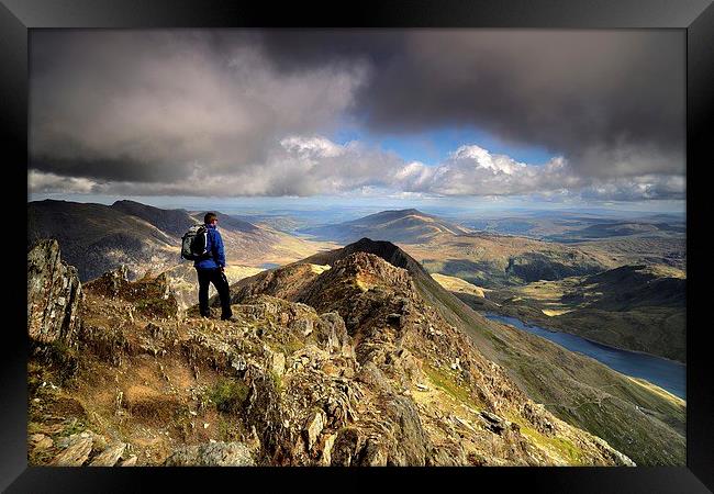  Breathing Space - Snowdonia Framed Print by Kevin OBrian