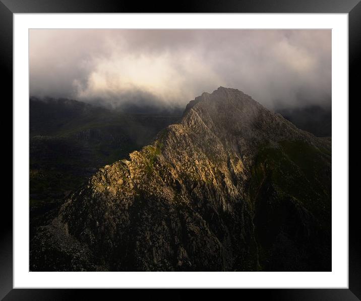 Tryfan Framed Mounted Print by Kevin OBrian