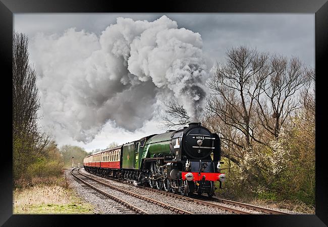 Tornado storming through the Nene Valley Framed Print by Ian Duffield