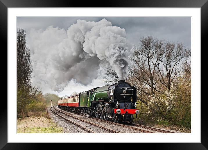 Tornado storming through the Nene Valley Framed Mounted Print by Ian Duffield