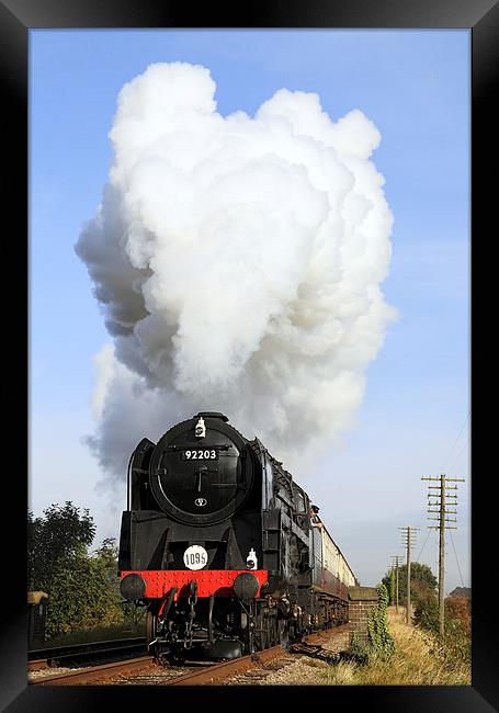 Full steam ahead. Framed Print by Ian Duffield