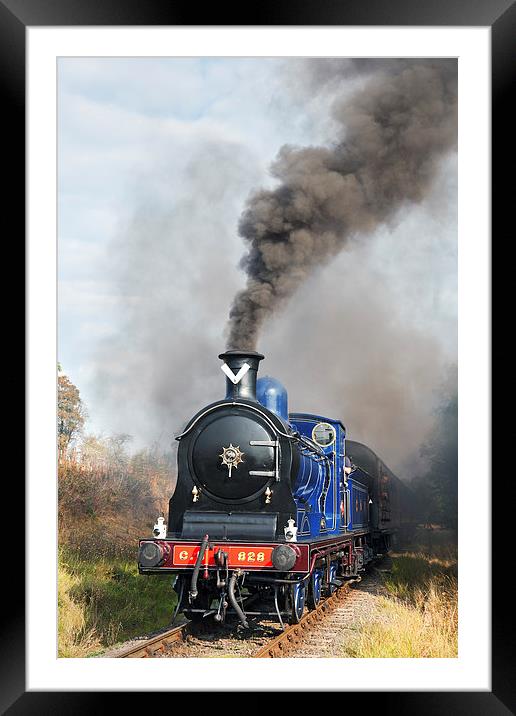  Caledonian Locomotive Framed Mounted Print by Ian Duffield