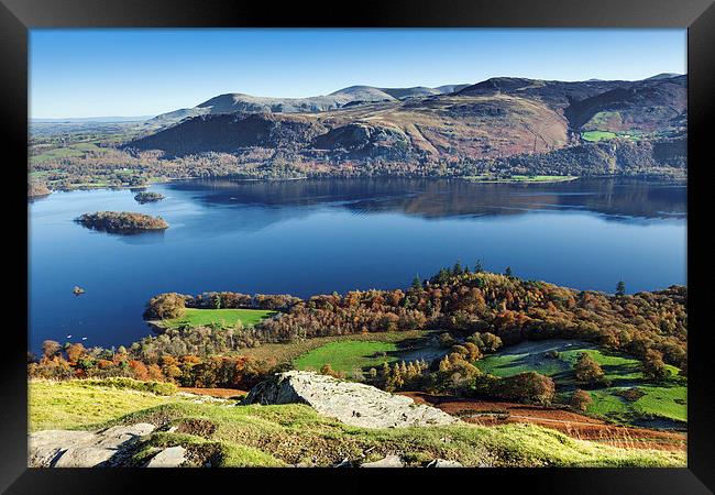  View East from Catbells Framed Print by Ian Duffield