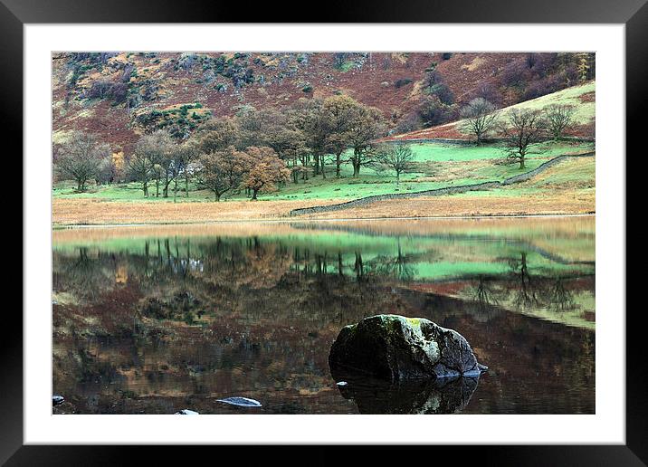  Reflections at Blea Tarn Framed Mounted Print by Ian Duffield