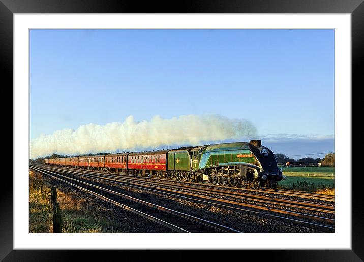  The Jubilee Requiem speeds North. Framed Mounted Print by Ian Duffield
