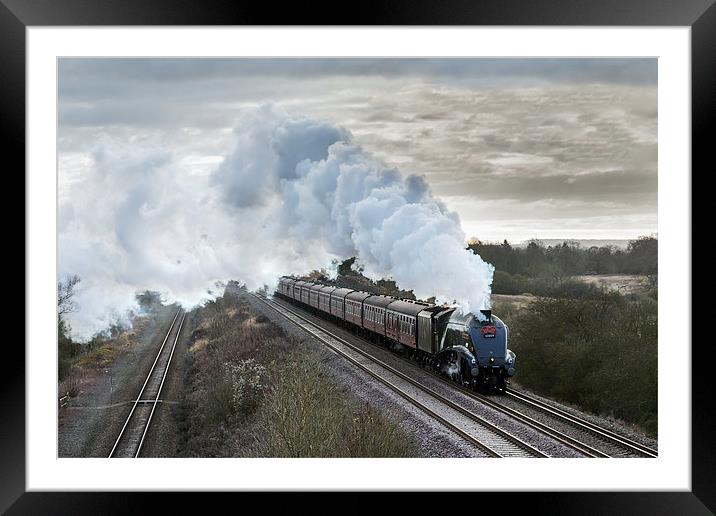 Storming up to Sharnbrook Summit.  Framed Mounted Print by Ian Duffield