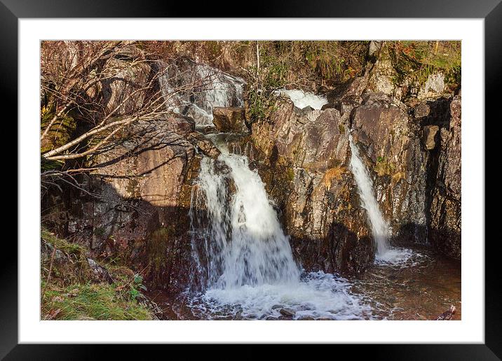  Waterfall at Stickle Ghyll Framed Mounted Print by Ian Duffield