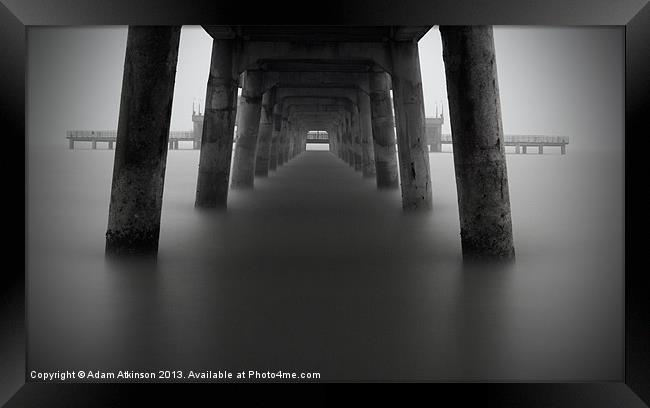 Deal Pier Framed Print by Adam Atkinson