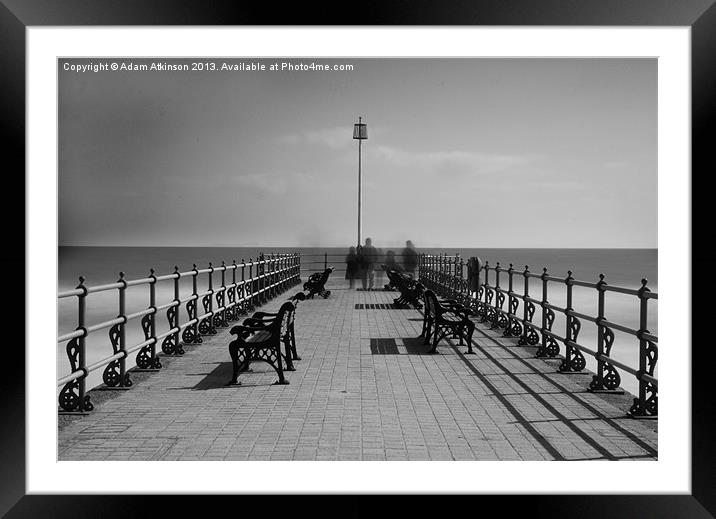 Swanage Jetty Framed Mounted Print by Adam Atkinson