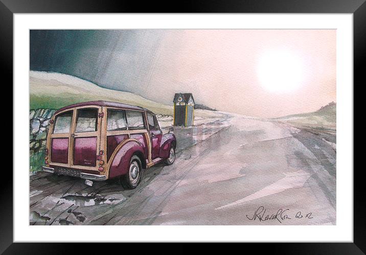  Morris 1000 Traveller Framed Mounted Print by John Lowerson