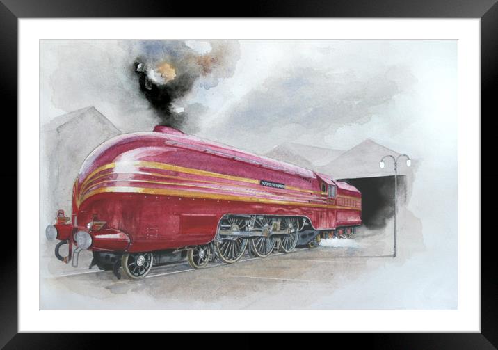 6229 The Duchess of Hamilton Framed Mounted Print by John Lowerson