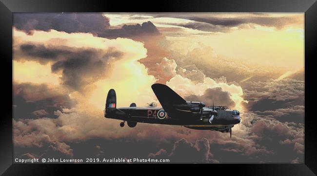 Scampton Four hours Out Framed Print by John Lowerson