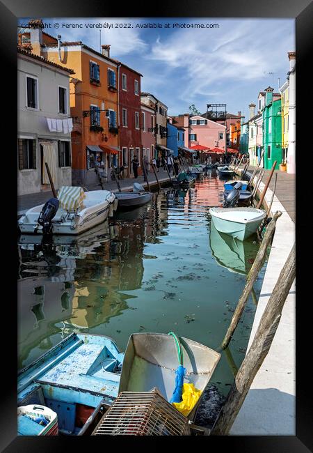 Burano    Framed Print by Ferenc Verebélyi