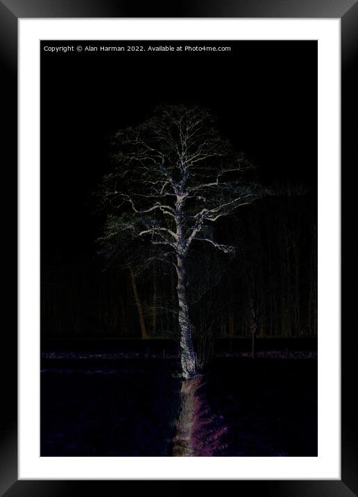 Dark Side 3 Framed Mounted Print by Alan Harman