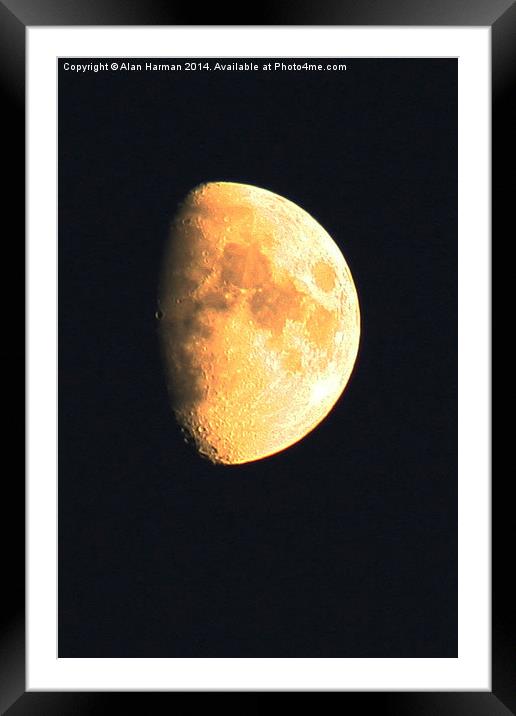 Big Old Moon Framed Mounted Print by Alan Harman