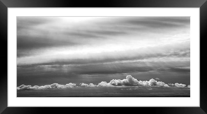 Sky Framed Mounted Print by Paul Want