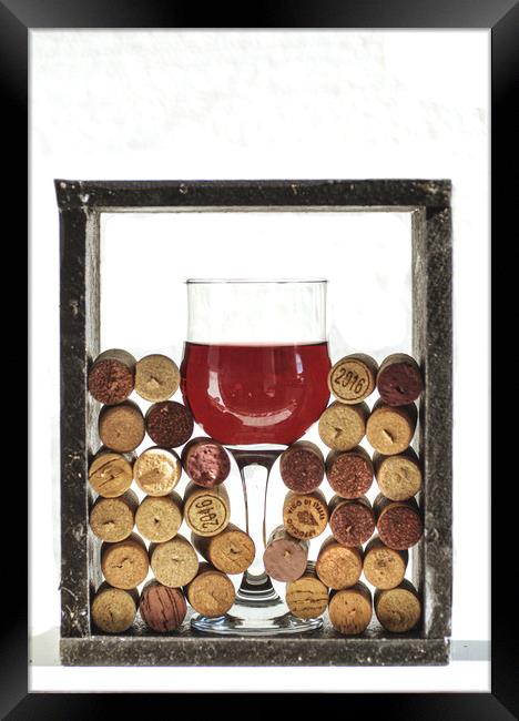 This Wine is Corked Framed Print by Paul Want