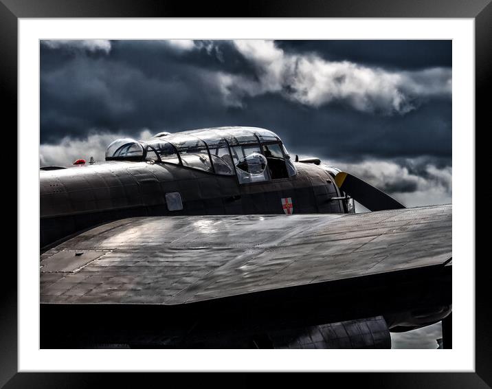 City of Lincoln Lancaster Bomber Framed Mounted Print by Paul Want