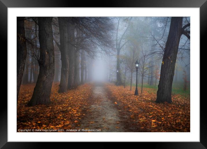 Misty Morning Framed Mounted Print by Rafal Kepczynski