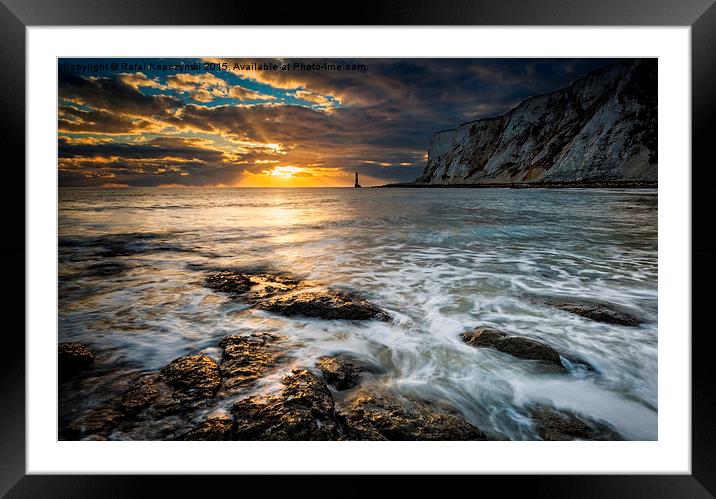  Sunrise at Beachy Head lighthouse Framed Mounted Print by Rafal Kepczynski