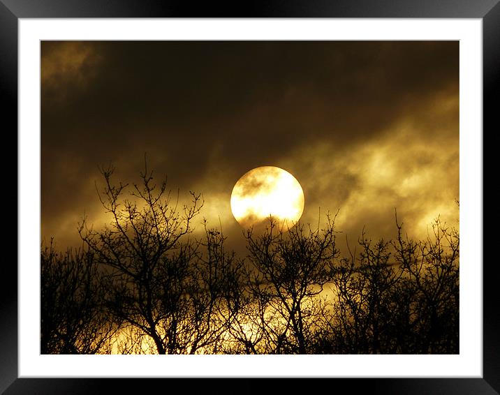 The SUN RISES Framed Mounted Print by Ursula Keene