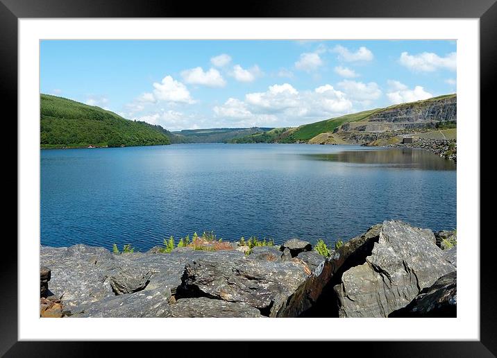 The Llyn Brianne Reservoir Framed Mounted Print by Ursula Keene