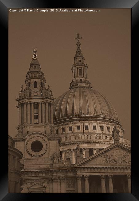 St Pauls of Old Framed Print by David Crumpler
