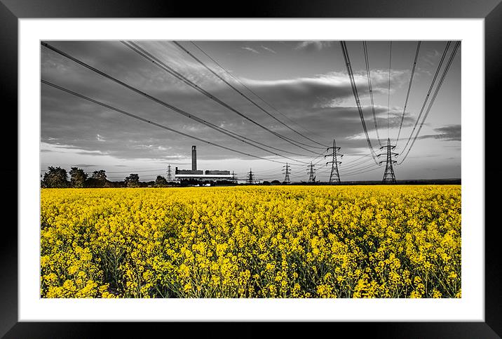 Three forms of energy Framed Mounted Print by Robert  Radford