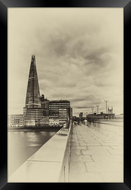 SHARD LONDON Framed Print by Robert  Radford