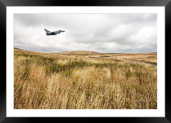 Eurofighter Typhoon South Downs Framed Mounted Print by Robert  Radford
