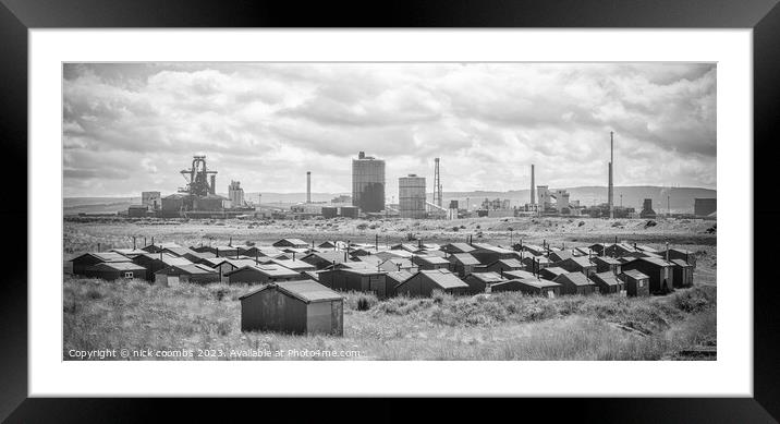 Redcar Steel works Framed Mounted Print by nick coombs