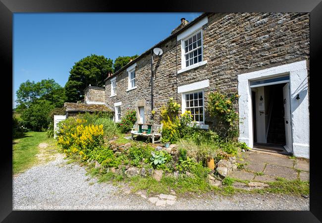 Weardale Cottage Framed Print by nick coombs