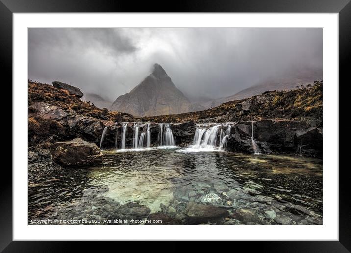 Enchanting Fairy Pool Embraced by Nature Framed Mounted Print by nick coombs