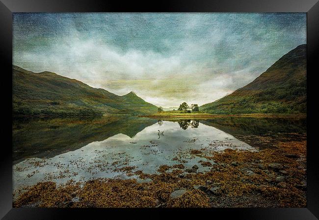 Scottish Loch and Island Framed Print by nick coombs