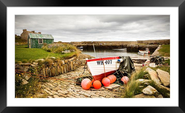 Little Harbour Framed Mounted Print by nick coombs