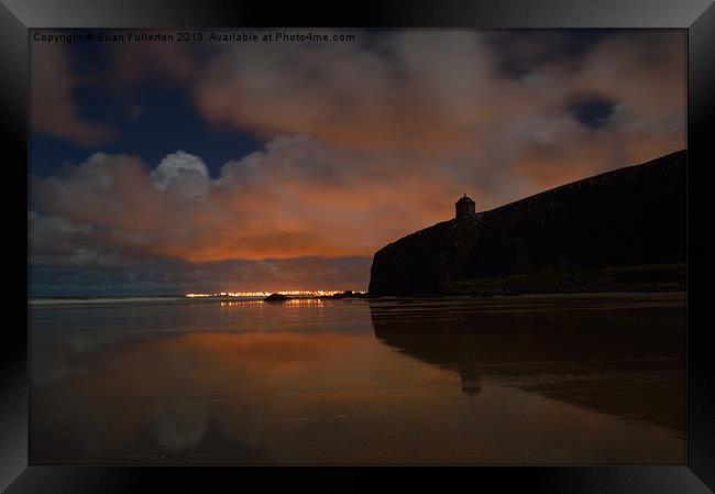 Mussenden Temple Framed Print by Brian Fullerton