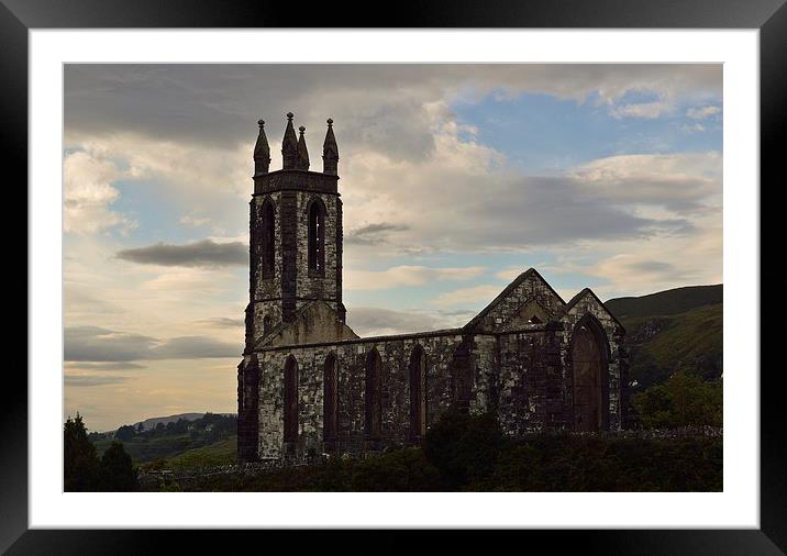 Dunlewey Church Framed Mounted Print by Brian Fullerton