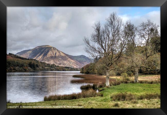 Grasmoor and Loweswater Framed Print by Beverley Middleton